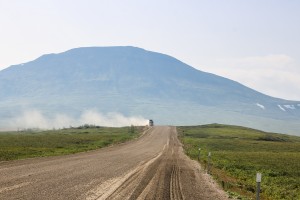 Truck on the Dempster